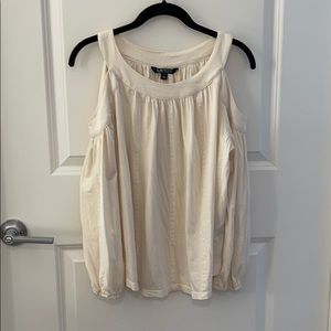Ralph Lauren Cold Shoulder Top